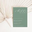 Recherche de hello baby invitations Simple