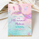 Recherche de sirène anniversaire invitations Fête de sirène
