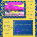 Recherche de caravane vœux cartes Rétro