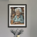 Recherche de vieille dame posters Drôle