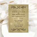 Recherche de nouvelle année vintage invitations Bride