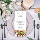 Recherche de vignoble mariage menus Aquarelle