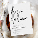 Recherche de clouds bridal shower invitations Moderne