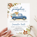 Recherche de de chute baby shower invitations Citrouille
