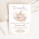 Recherche de citrouille baby shower invitations Chute