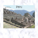 Zoek naar machu picchu briefkaarten South america