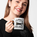 Recherche de je suis en retard tasses Chaton