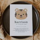 Zoek naar tijgers uitnodigingen Jongen