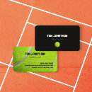 Zoek naar tennisbal visitekaartjes Trainer