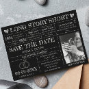 Recherche de long invitations Noir et blanc