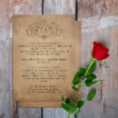 Recherche de parchment cartes invitations Élégant