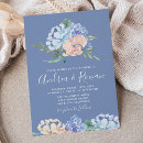 Recherche de floral bleu invitations Romantique