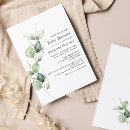 Recherche de greenery eucalyptus baby shower invitations Botanique