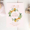 Recherche de rose et orange invitations Mother to be