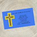 Recherche de lumière du monde cartes visite Religieux