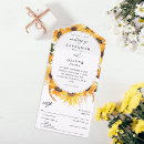 Recherche de tournesol mariage invitations Calligraphie