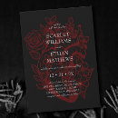 Recherche de coeur gothique invitations Élégant