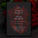 Recherche de coeur gothique invitations Floral