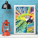 Recherche de perroquet vert posters Oiseaux tropicaux