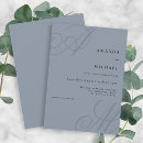 Recherche de elegant dusty blue mariage invitations Couple