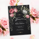 Recherche de goth bridal shower invitations Romantique