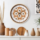 Recherche de marguerite orange horloges Motif