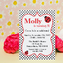 Recherche de ladybug invitations Girl
