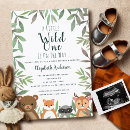 Zoek naar wild one baby shower invitations Vos