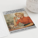 Recherche de rétro de chat vœux cartes D'anniversaire du chat