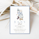 Recherche de denim baby shower invitations Au rustique