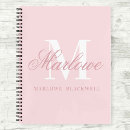 Recherche de initials carnets Rose pâle