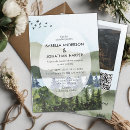 Recherche de lake mariage invitations Bois