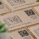 Recherche de écriture vintage cartes visite Code qr
