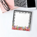 Recherche de panneau blocsnotes Floral