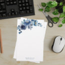 Zoek naar delicate briefpapier Blauw