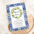 Recherche de azulejos invitations Méditerranéen