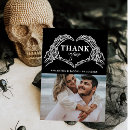 Recherche de halloween mariage remerciements cartes Squelette