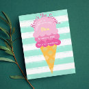 Recherche de vert menthe invitations Cône de crème glacée