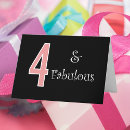 Recherche de 4 ans vœux cartes Quatre