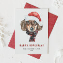 Recherche de dachshund christmas vœux cartes Chien