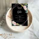 Recherche de fleuri 11x16 invitations Bride