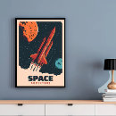 Recherche de vintage space posters Nasa
