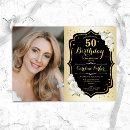 Recherche de glam anniversaire invitations Élégant