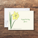 Zoek naar gele narcissen briefkaarten Botanisch