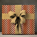 Recherche de red stripes papier cadeau Élégant