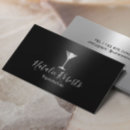 Recherche de bartender cartes visite Vin