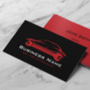 Recherche de voiture rouge cartes visite Auto
