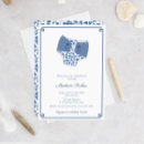 Zoek naar blue floral babyshower uitnodigingen Chic