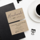 Recherche de entreprise artisanale cartes visite Élégant