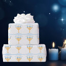 Recherche de menorah papier cadeau Élégant